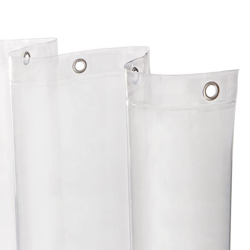 Kenney 72 in. H X 42 in. W Clear Shower Curtain Liner PEVA