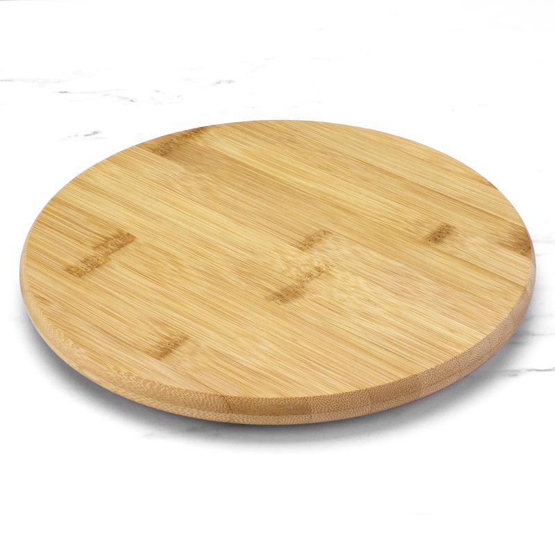 Totally Bamboo TB Home Brown 1 in. H X 10.25 in. D Acacia Wood Lazy Susan