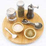 Totally Bamboo TB Home Brown 1 in. H X 10.25 in. D Acacia Wood Lazy Susan