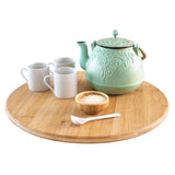 Totally Bamboo TB Home Brown 1 in. H X 14 in. D Acacia Wood Lazy Susan