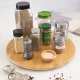 Totally Bamboo TB Home Brown 1 in. H X 14 in. D Acacia Wood Lazy Susan