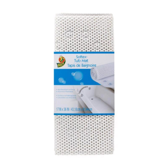 BATH MAT SOFTEX 17X36WHT