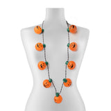 Spooky Lites LED Flashing Halloween Necklace 1 pk