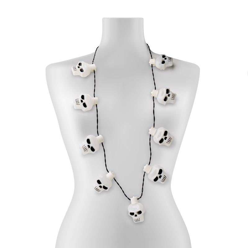 Spooky Lites LED Flashing Halloween Necklace 1 pk
