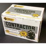 Steel Grip 42 gal Contractor Bags Twist Tie 40 pk 3 mil