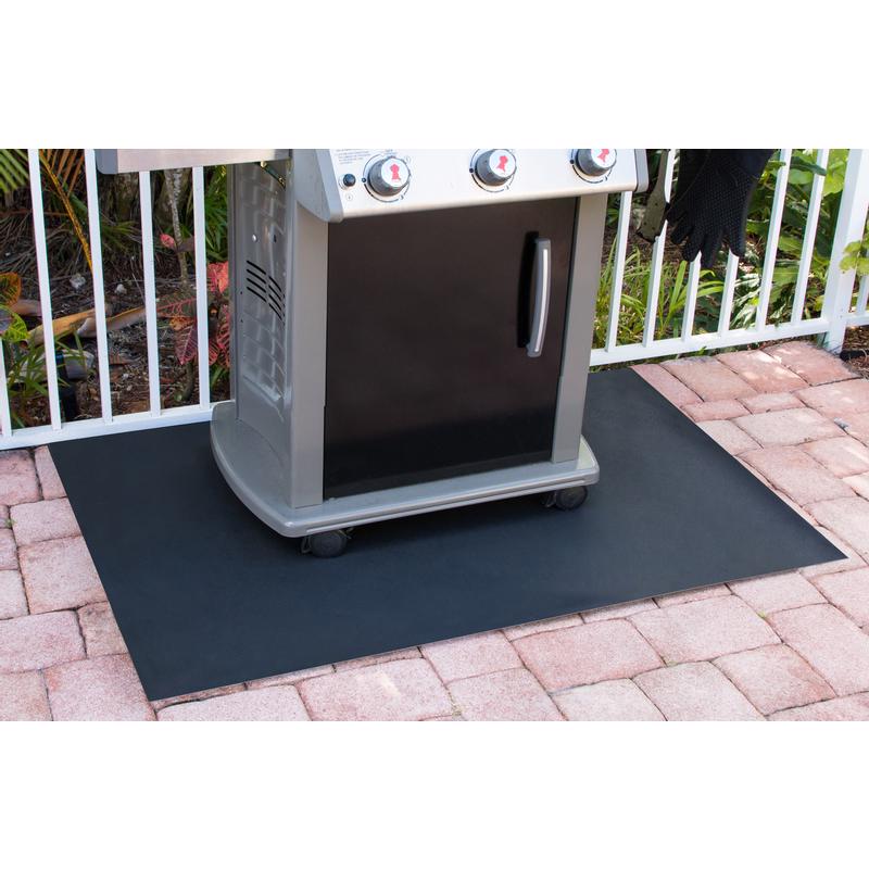 Earth Edge EPDM Rubber Grill Mat 48 in. L X 36 in. W For All Grills
