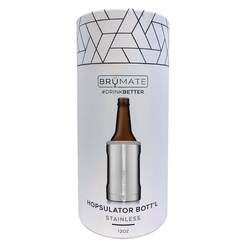 BruMate Hopsulator Bott'l 12 oz Bottle Stainless BPA Free Vacuum Insulated Bottle