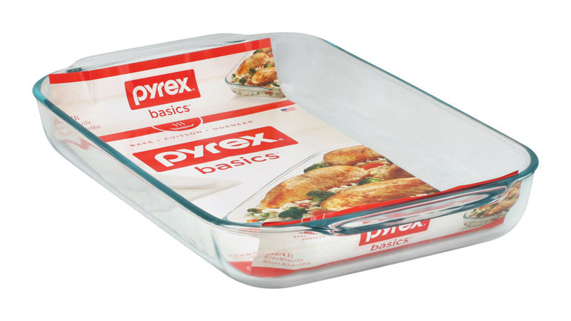 DISH BAKE OBLONG4QT PYRX