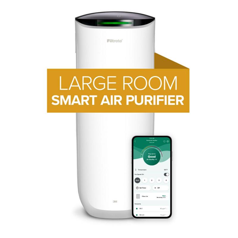 3M Filtrete Carbon True HEPA Smart Air Purifier 310 sq ft