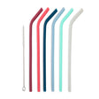 TUMBLER STRAW SILICN 7PC