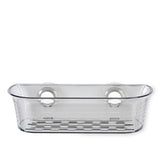 Better Living Clear Gray Plastic Shower Basket
