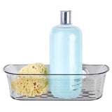 Better Living Clear Gray Plastic Shower Basket