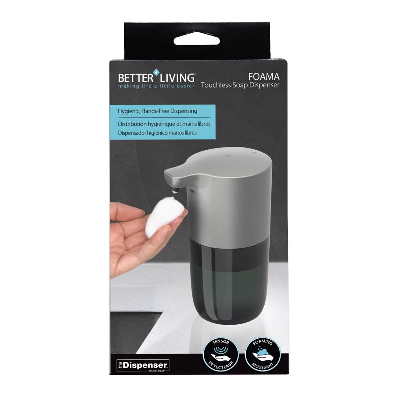 Better Living Foama 10 oz Counter Top Touch Free Foam Soap Dispenser