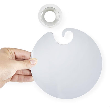 Better Living Wall Mount Shower Mirror Gray