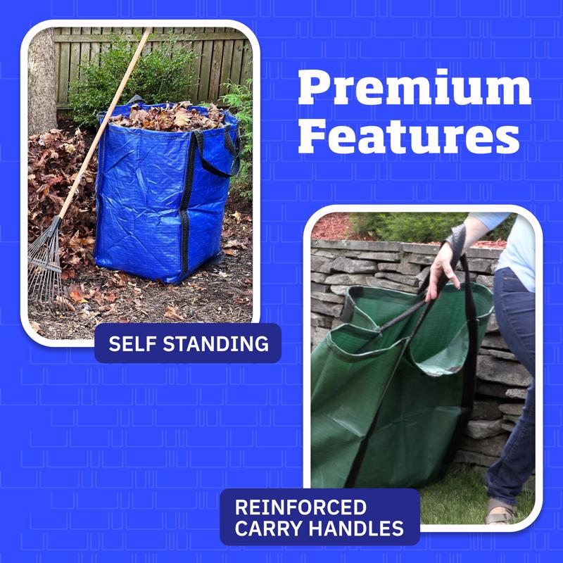 DuraSack 48 gal Pop Up Yard Bag Open 1 pk
