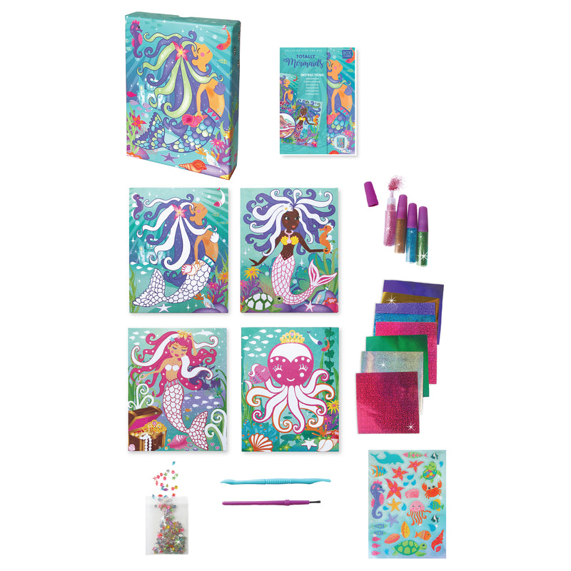 Handstand Kitchen Totally Mermaids Glitter & Foil Art Kit