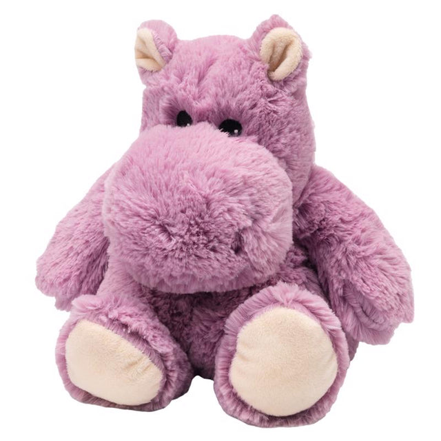 PLUSH WARMER HIPPO PRPLE