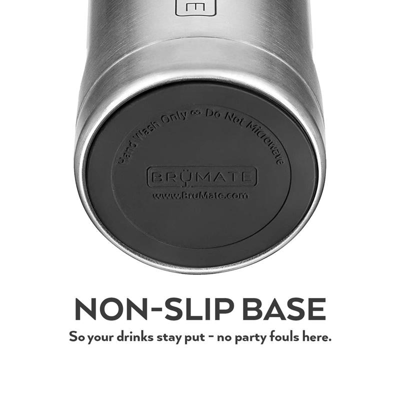 BruMate Hopsulator 12 oz Matte Black BPA Free Can Insulator