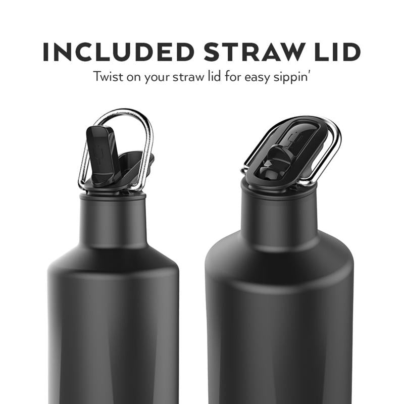 BruMate 25 oz Matte Black BPA Free Hydration Bottle