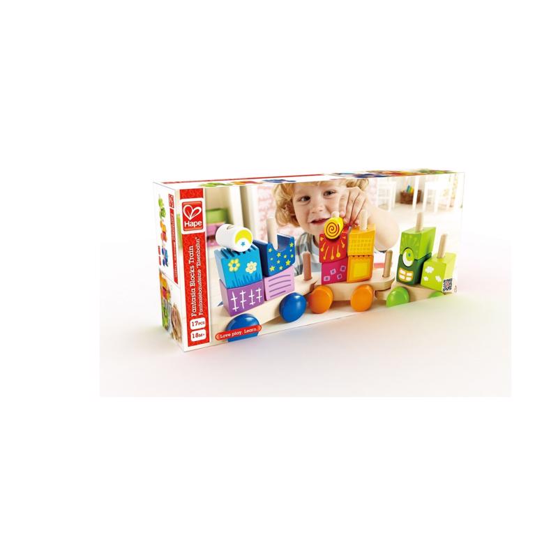 BLOCK TRAIN WD 17PC