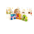 Hape Fantasia Block Train Wood Multicolored 17 pc