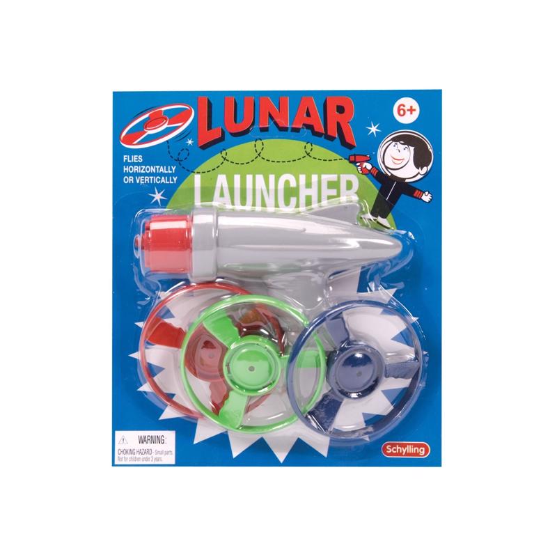 Schylling Lunar Launcher Plastic Multicolored 4 pc