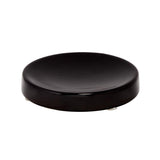 SOAP DISH CERMC BLK 4.5"