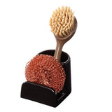 InterDesign 3.69 in. L X 2.93 in. W X 3.03 in. H Sponge and Brush Holder