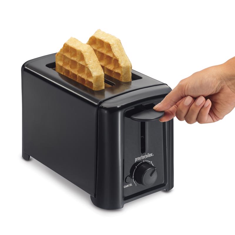 Hamilton Beach Proctor Silex Plastic Black 2 slot Toaster 6.2 in. H X 5.3 in. W X 10.3 in. D