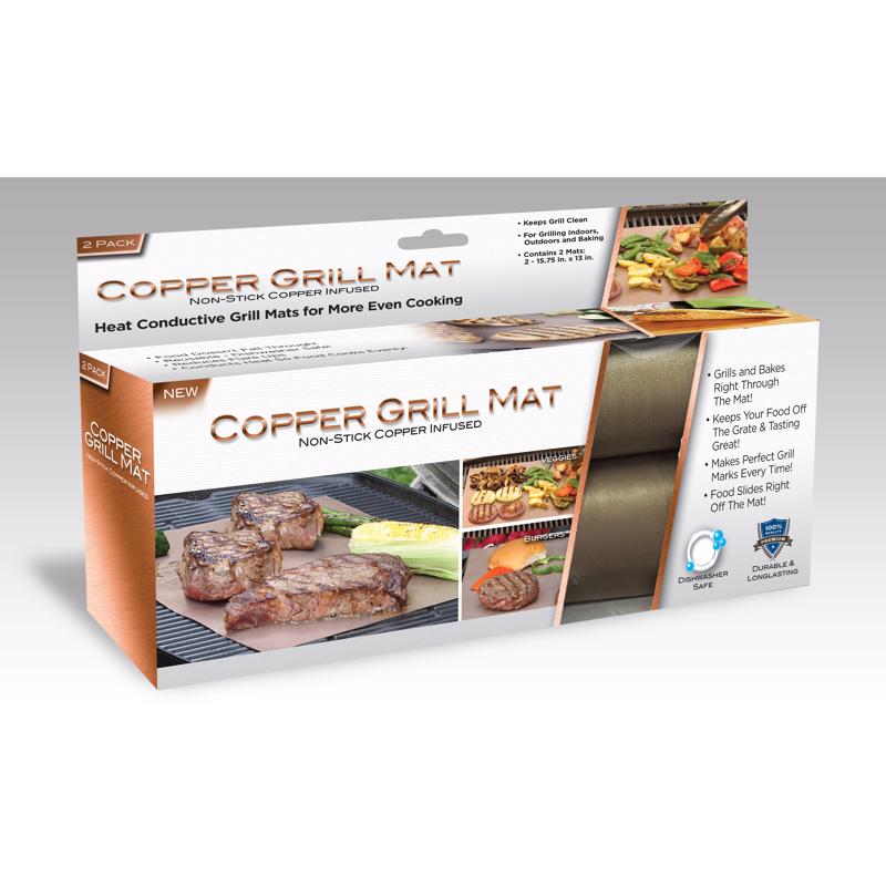 GRILL COOKNG MAT CPR 2PK