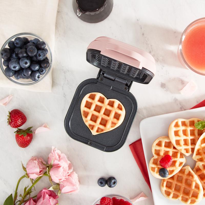 Rise by Dash 1 waffle Pink Plastic Waffle Maker