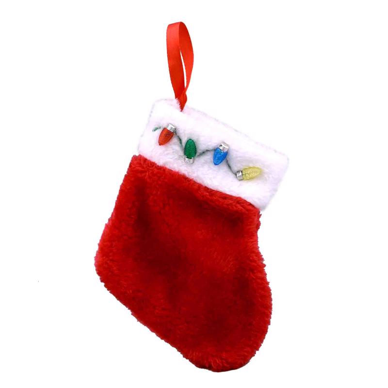 Magic Seasons Scorpion Master LED Multicolored Mini Gift Card Christmas Stocking 7 in.