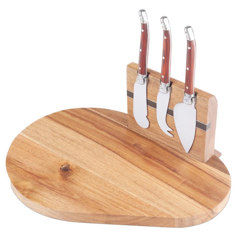CHEESE BORDW/ SLCR 5PC