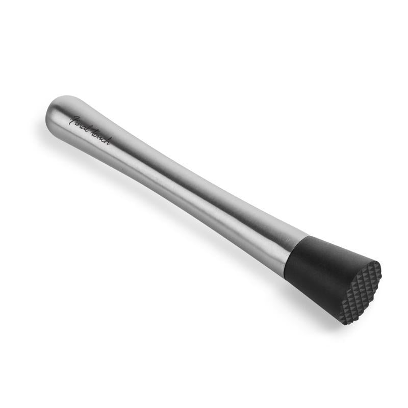 Final Touch Black/Silver Plastic/Stainless Steel Muddler