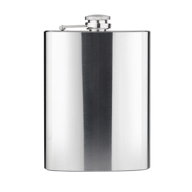 FLASK S/S SILVER 8OZ 1PK