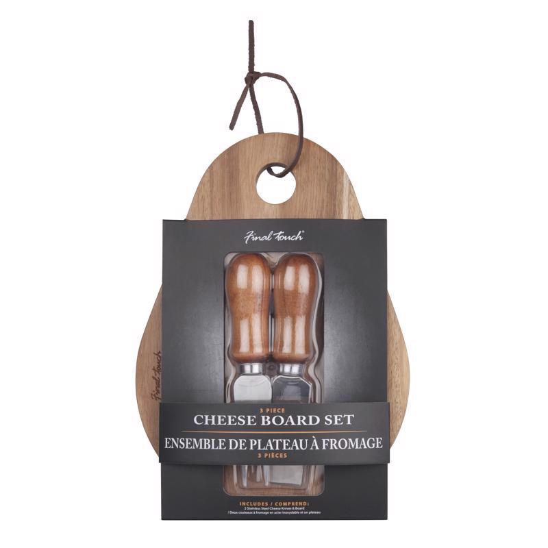 CHESE BORD W/SLR 3PC