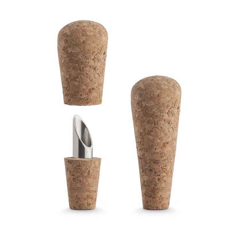CORK/POUR S/S NATURL 1PK