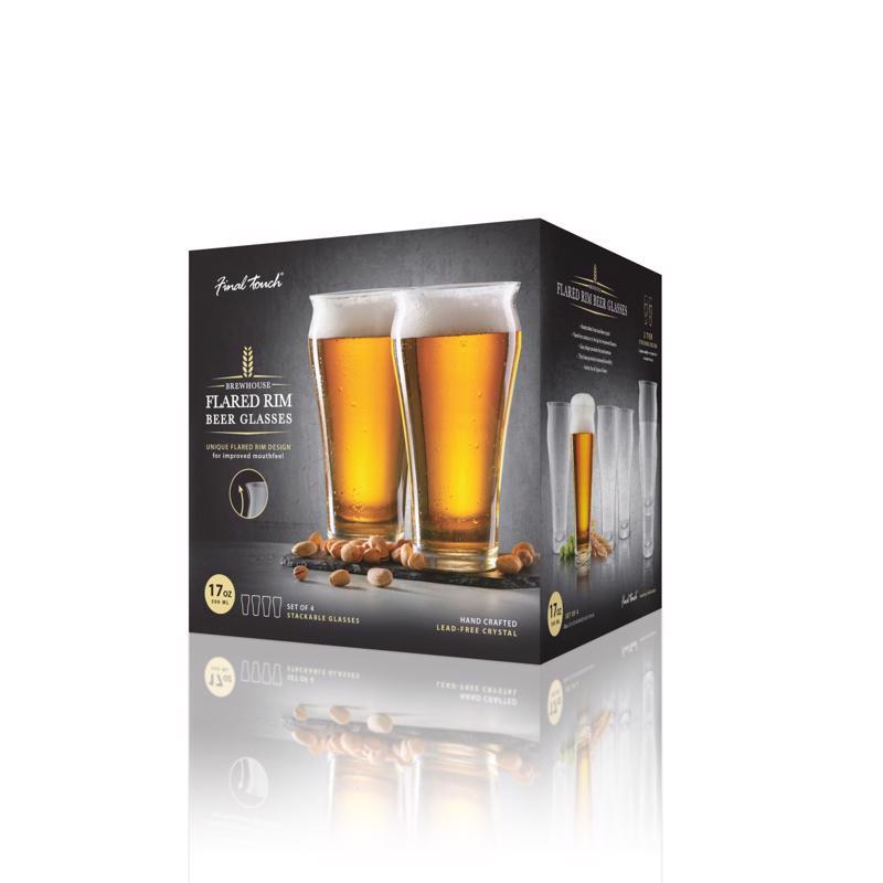 BEER GLASS BREWHOUSE 4PK
