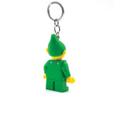 LEGO Classic Plastic Green/Yellow Elf Keychain w/LED Light