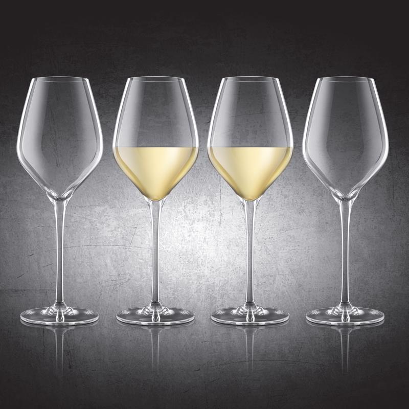 Final Touch 14.8 oz Clear Glass White Wine Glass
