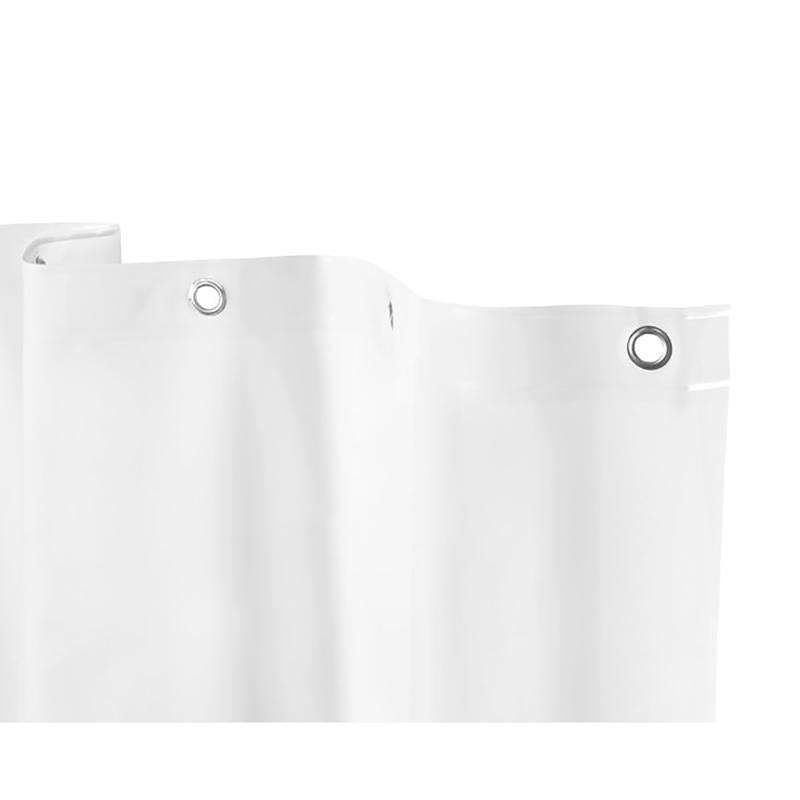 Kenney 78 in. H X 70 in. W White Shower Curtain Liner PEVA