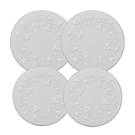 Range Kleen White Stainless Steel Burner Cover Set