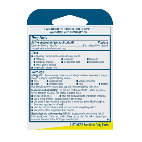 Advil 200 mg Orange Pain Reliever/Fever Reducer 6 pk