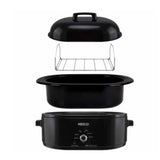 Nesco Black Porcelain 18 qt Roaster Oven 17 in. H X 13 in. W X 24 in. L