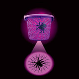 Magic Seasons Halloween Spider Web LED Projection Bucket 1 pk