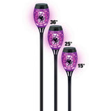 Magic Seasons Halloween Spider Web Flicker Pathway Torch 1 pk