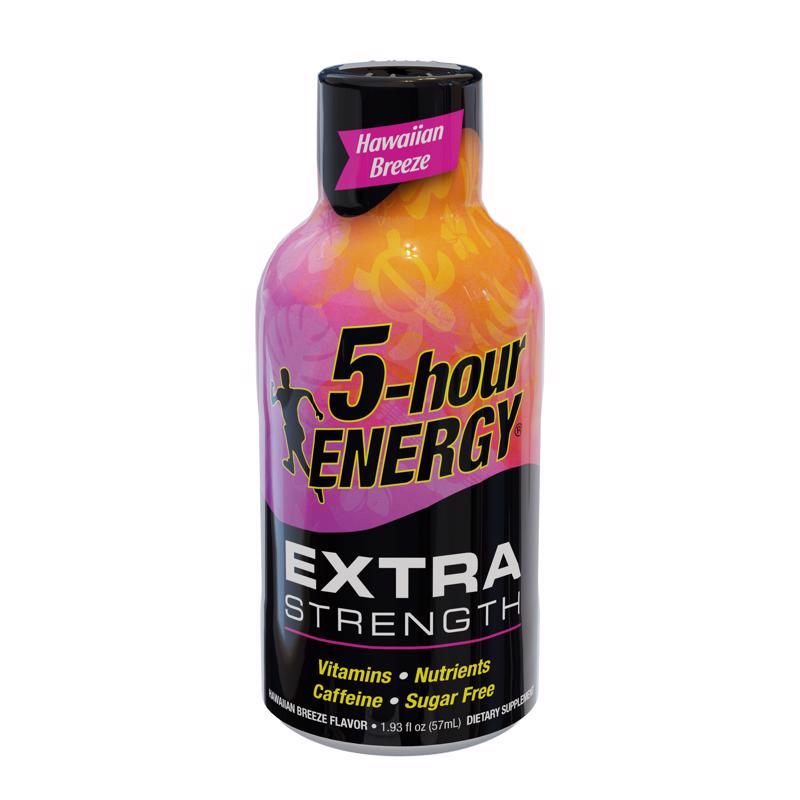 5-hour Energy Hawaiian Breeze Sugar Free Hawaiian Breeze Energy Shot 1.93 oz