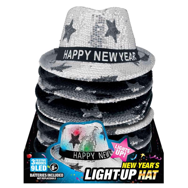 PRTY HAT NEW YRS 12PK