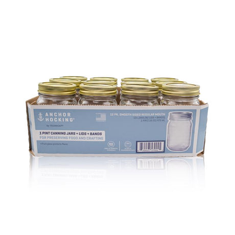 CANNING JAR RM 160Z 12PK