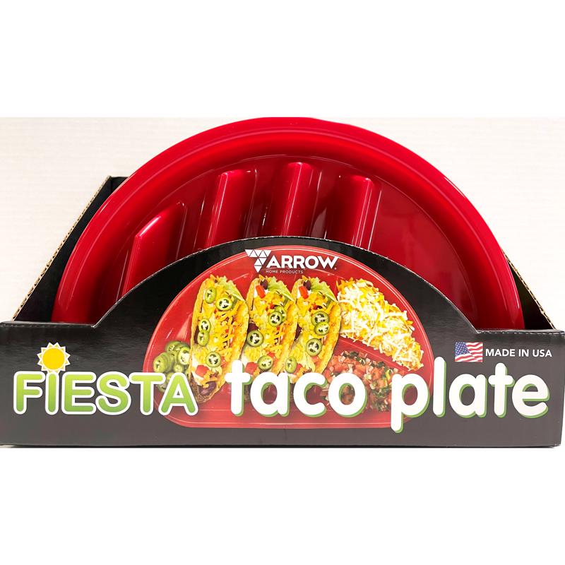 TACO PLATE RED